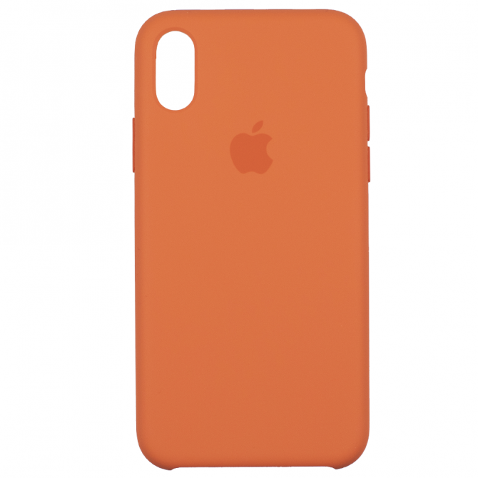 Чохол силіконовий для iPhone Xr Помаранчевий-1