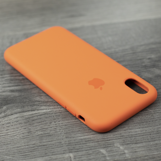 Чохол силіконовий для iPhone Xr Помаранчевий-4
