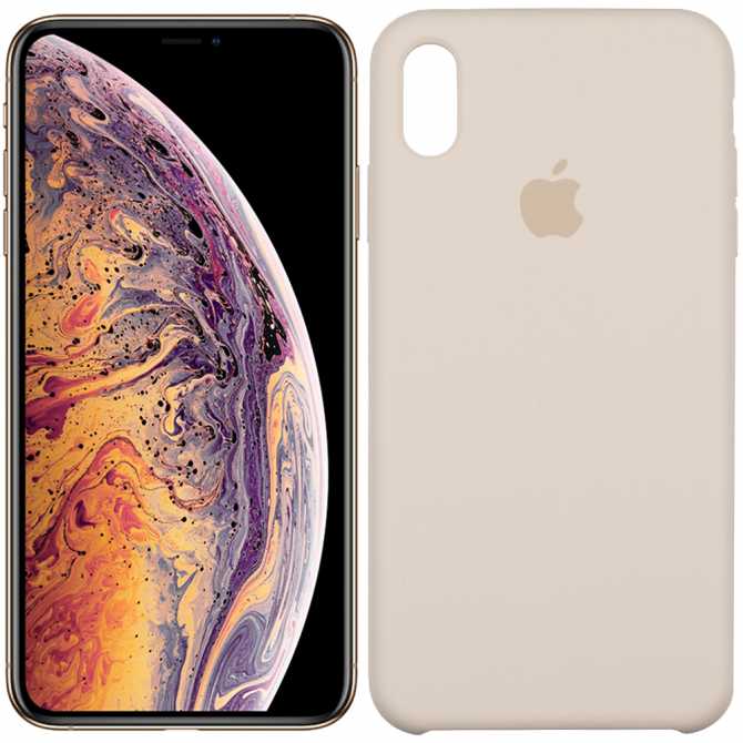 Чехол силиконовый для iPhone Xr Бежевый