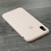 Чехол силиконовый для iPhone Xr Бежевый Чехол силиконовый для iPhone Xr Бежевый