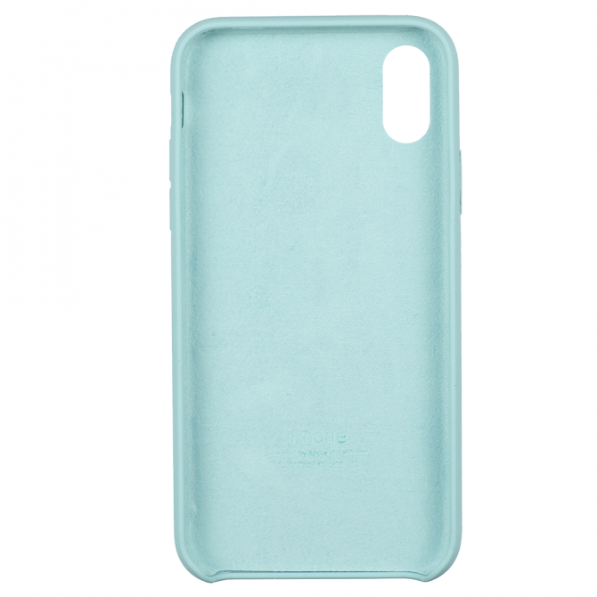 Чохол силіконовий для iPhone Xr Мінтоловий-2