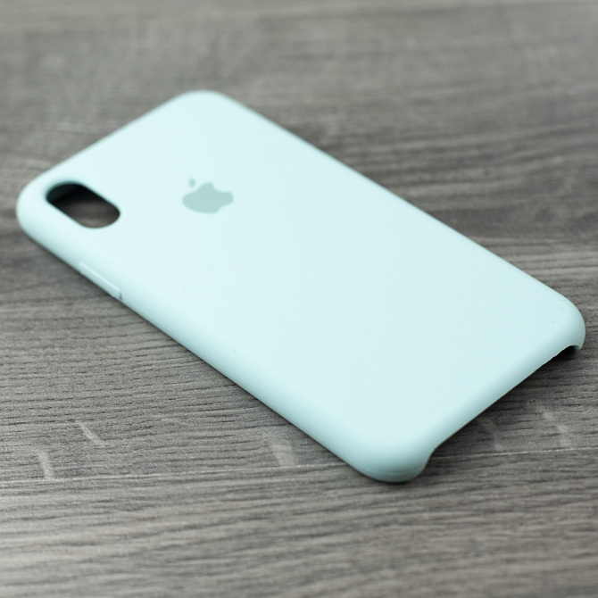 Чохол силіконовий для iPhone Xr Мінтоловий-3