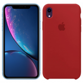 Чохол силіконовий для iPhone Xr Бордовий