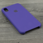 Чехол силиконовый для iPhone Xr Тёмно Фиолетовый Чехол силиконовый для iPhone Xr Тёмно Фиолетовый