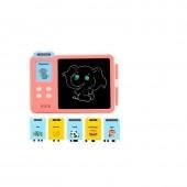 Планшет для рисования с обущающими карточками S5 Розовый