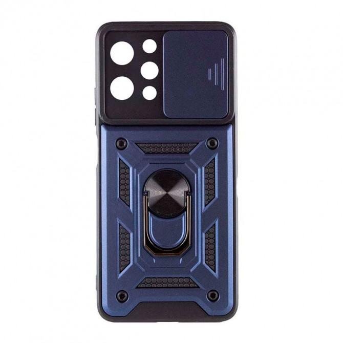 Чехол HONOR Hard Defence Series Xiaomi Redmi 12 Blue (with Camshield and magnet)