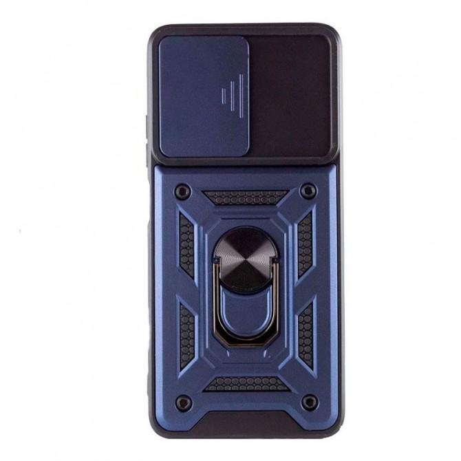 Чехол HONOR Hard Defence Series Xiaomi Redmi 12 Blue (with Camshield and magnet)-1