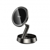 Холдер Hoco H83 Metal ring magnetic (center console) Metal Grey