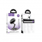 Холдер Hoco H83 Metal ring magnetic (center console) Metal Grey