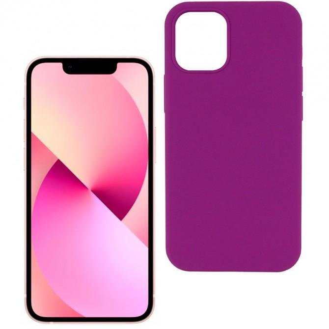 Оригінальний силіконовий чохол для iPhone 13 Pro Max Фіолетовий FULL (без лого)-3