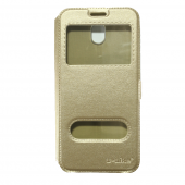 Чехол книжка U-Like Simple для Samsung J330 (2017) Gold