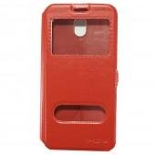 Чехол книжка U-Like Simple для Samsung J330 (2017) Red