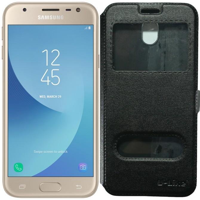 Чохол книжка U-Like Simple для Samsung J530 (2017) Чорний