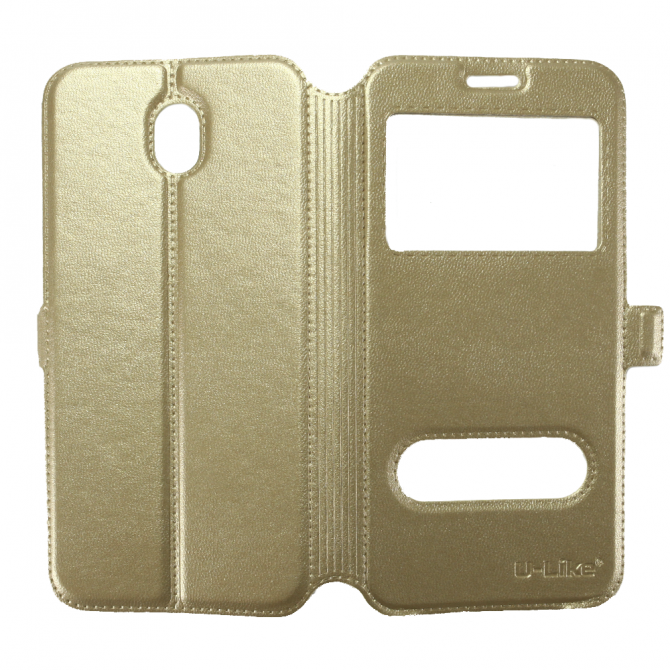 Чохол книжка U-Like Simple для Samsung J530 (2017) Золотий-5