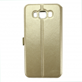 Чехол книжка U-Like Simple для Samsung J710 (2016) Gold