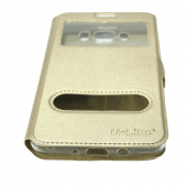 Чехол книжка U-Like Simple для Samsung J710 (2016) Gold