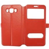 Чехол книжка U-Like Simple для Samsung J710 (2016) Red