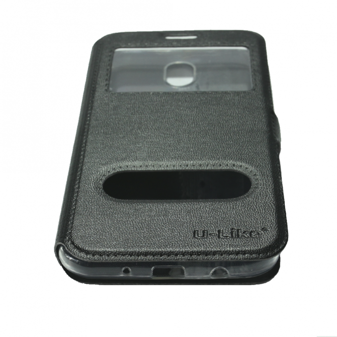 Чехол книжка U-Like Simple для Samsung J730 (2017) Чёрный-3