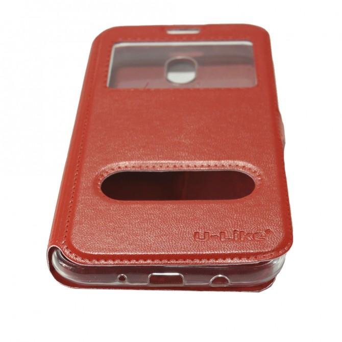 Чохол книжка U-Like Simple для Samsung J730 (2017) Червоний-3