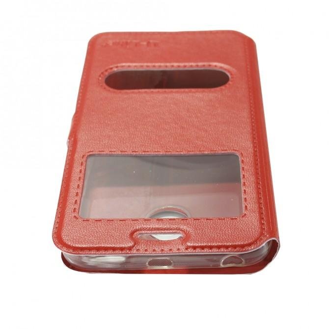 Чохол книжка U-Like Simple для Xiaomi Redmi 4x Червоний-4