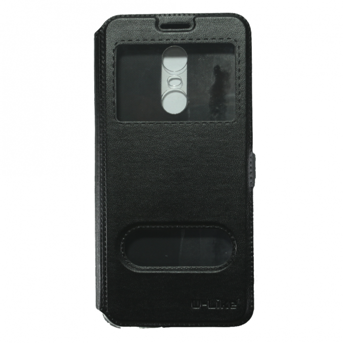 Чехол книжка U-Like Simple для Xiaomi Redmi 5 Plus Чёрный-1