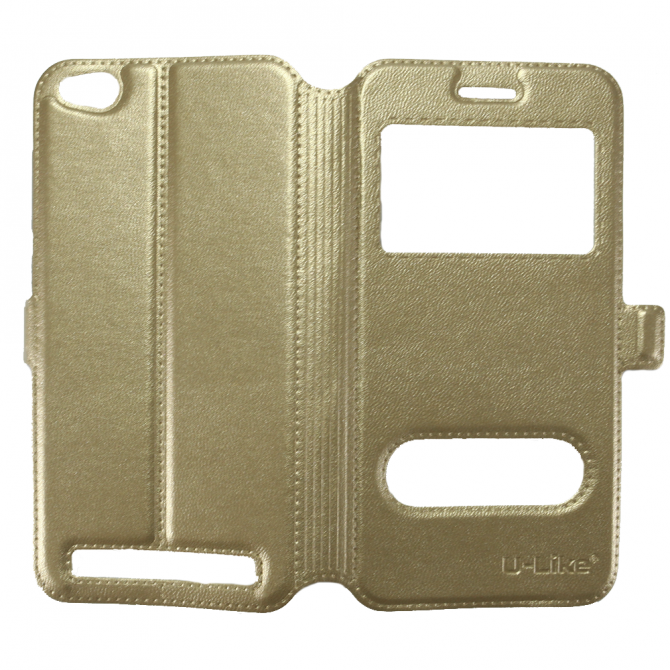 Чохол книжка U-Like Simple для Xiaomi Redmi 5a/Redmi Go Золотий-6