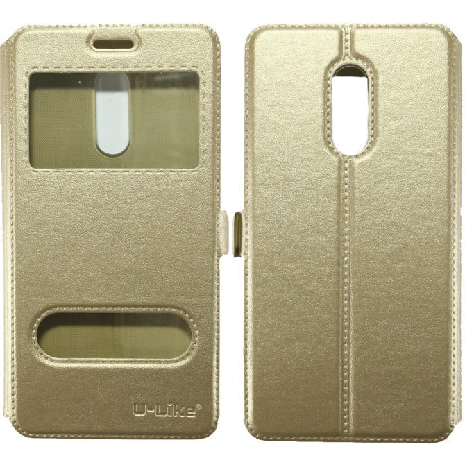 Чохол книжка U-Like Simple для Xiaomi Redmi Note 4x Золотий