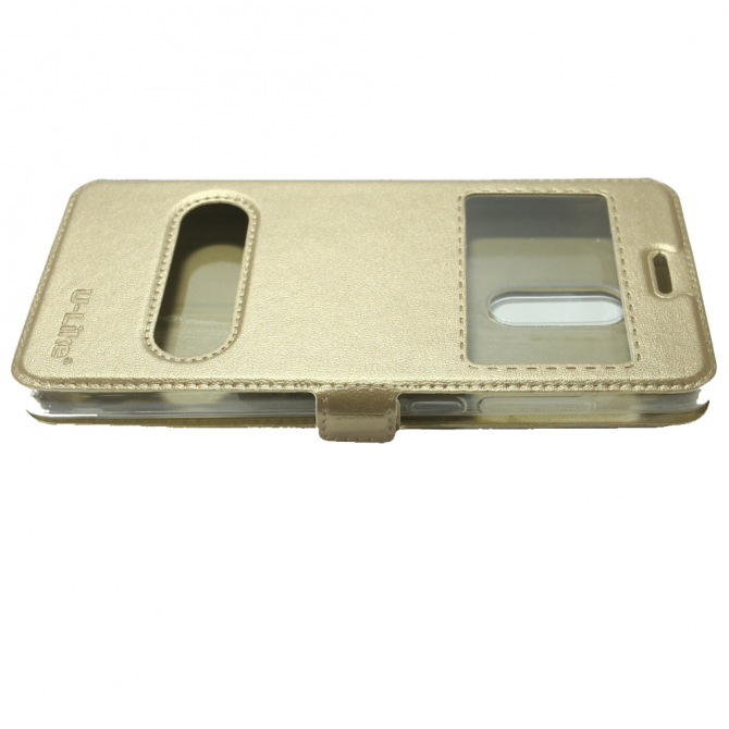 Чохол книжка U-Like Simple для Xiaomi Redmi Note 4x Золотий-5