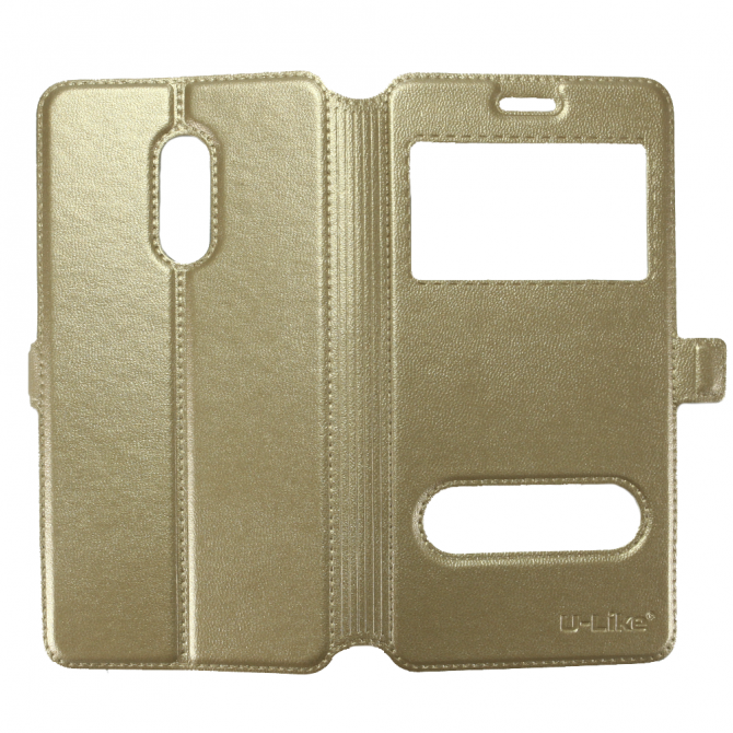 Чохол книжка U-Like Simple для Xiaomi Redmi Note 4x Золотий-6