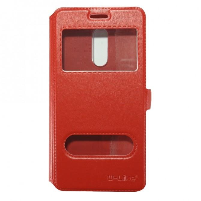 Чохол книжка U-Like Simple для Xiaomi Redmi Note 4x Червоний-1