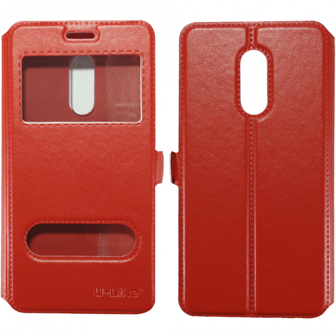 Чохол книжка U-Like Simple для Xiaomi Redmi Note 4x Червоний