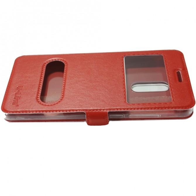 Чохол книжка U-Like Simple для Xiaomi Redmi Note 4x Червоний-3