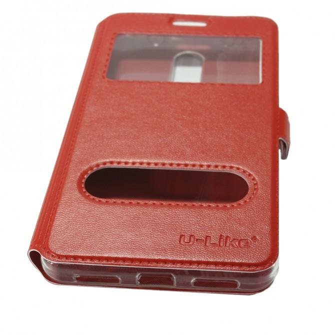 Чохол книжка U-Like Simple для Xiaomi Redmi Note 4x Червоний-4