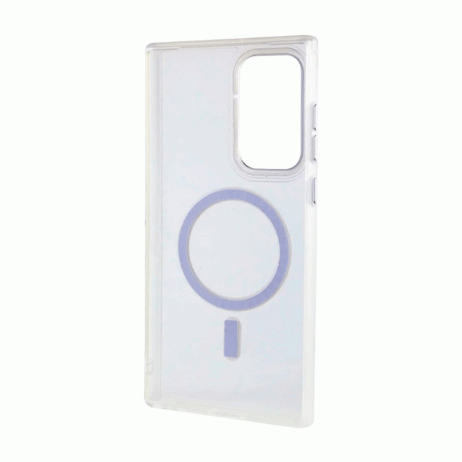 Чехол TPU+PC Lyon Frosted with MagSafe series Samsung Galaxy S23 Ultra White-1