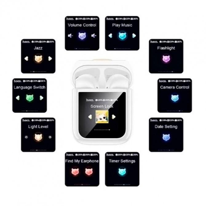 Stereo Bluetooth Наушники Hoco EW86 Cat White-2