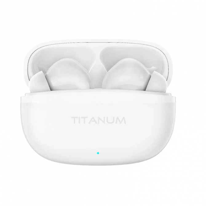 Навушники Bluetooth TWS навушники TITANUM TW373 White-1