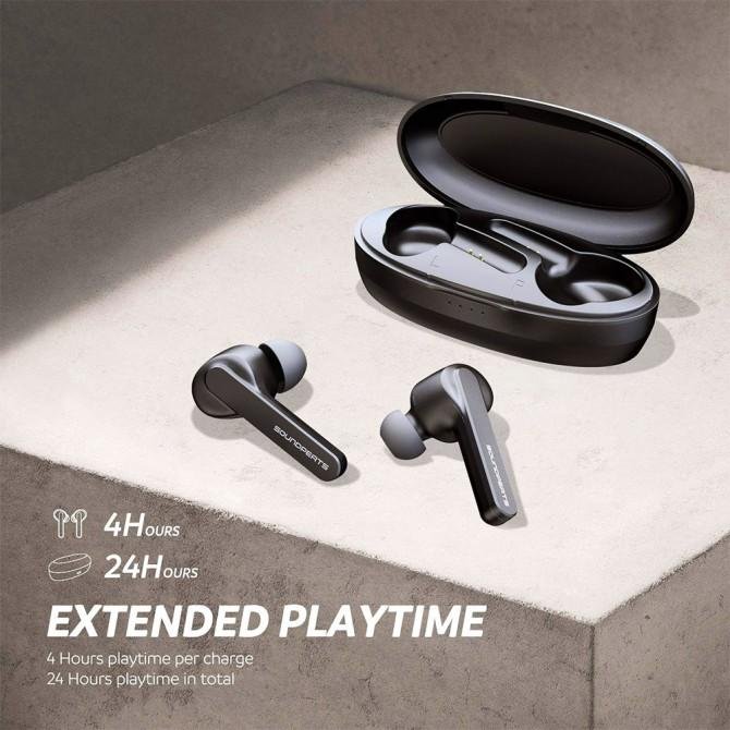 Беспроводные наушники SoundPeats True Pods Чёрный-2