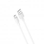 Кабель USB XO NB156 MicroUSB 2.4A/1m White