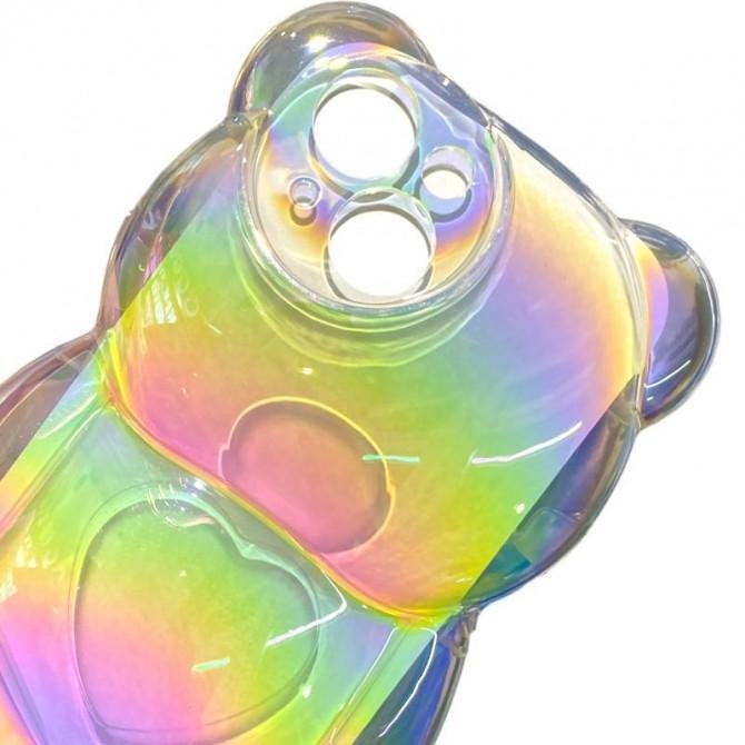Чехол Shiny Gloss series for iPhone 14 Plus Bear-4