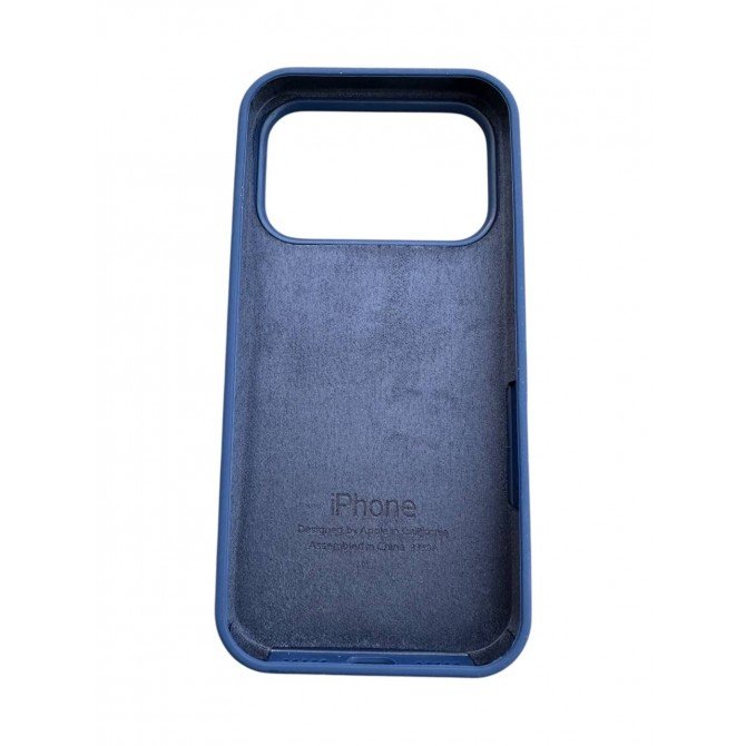 Силиконовый чехол для iPhone 17 Pro Deep Navy FULL-2