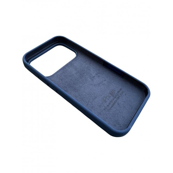 Силиконовый чехол для iPhone 17 Pro Deep Navy FULL-3