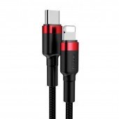Кабель Baseus Cafule Type-C to Lightning PD 20W (CATLKF-91) Black/Red 1m Кабель Baseus Cafule Type-C to Lightning PD 20W (CATLKF-91) Black/Red 1m