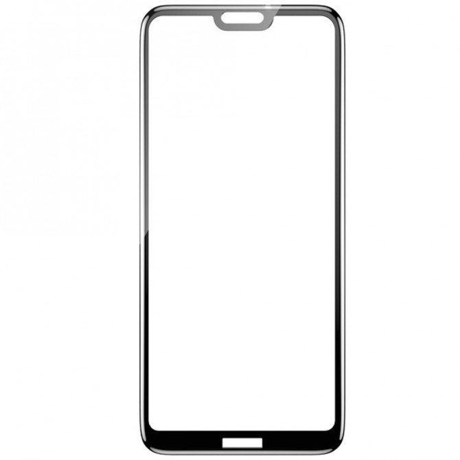 Защитное стекло для HUAWEI P20 Lite (0.3 мм, 2.5D, с чёрным Silk Screen покрытием)-2
