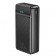 Павербанк XO PR201 30000 mAh PD65W + QC3.0 22.5W Black
