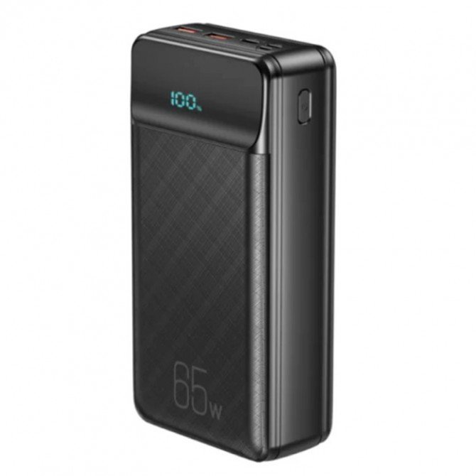 Павербанк XO PR201 30000 mAh PD65W + QC3.0 22.5W Black