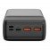 Павербанк XO PR201 30000 mAh PD65W + QC3.0 22.5W Black