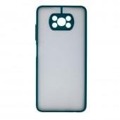 Чехол MATT CASE Xiaomi Poco X3 Темно зеленый