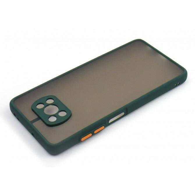 Чохол MATT CASE Xiaomi Poco X3 Dark Green-1