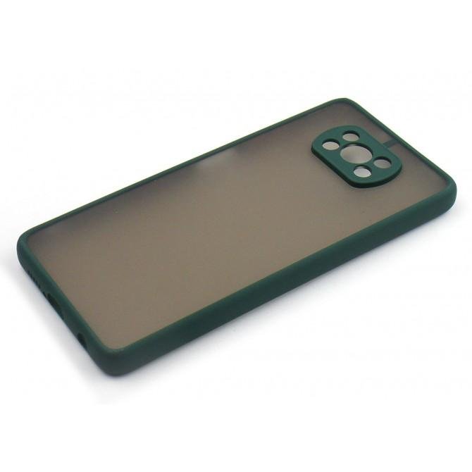 Чохол MATT CASE Xiaomi Poco X3 Dark Green-2