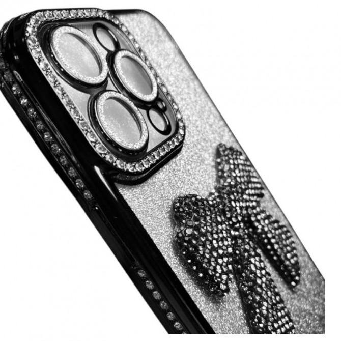 Накладка Glossy Bow для iPhone 16 Pro Max Black-3